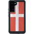 Denmark Flag Distressed Galaxy S23 Plus Waterproof Case